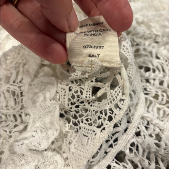 DOEN Heirloom Brielle Top in Salt/EUC/ M but FITS A SMALL BEST - Picture 4 of 16